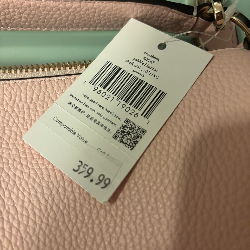 Kate Spade Blush Pink Leather Crossbody - Picture 3 of 5